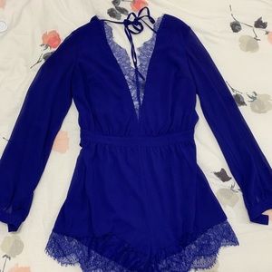 ROYAL BLUE ROMPER 💙